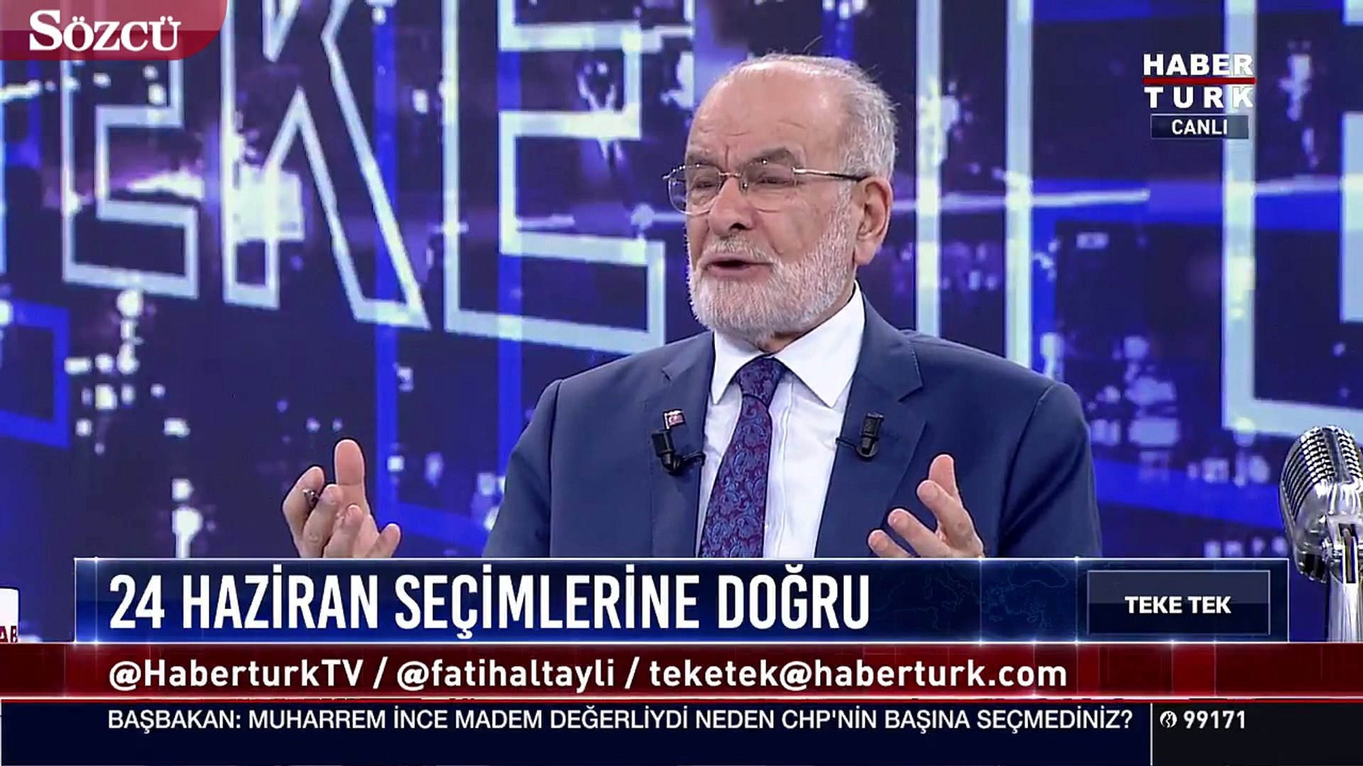 Temel Karamollaoglu Haberturk Tv De Fatih Altayli Nin Sorularini Yanitladi Dailymotion Video