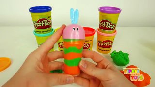 Play Doh Ice Cream Popsicles Rainbow