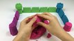 DIY Colors Kinetic Sand Building Pyramid Sky Castles Molds Fun & Creative for Kids Rhymes