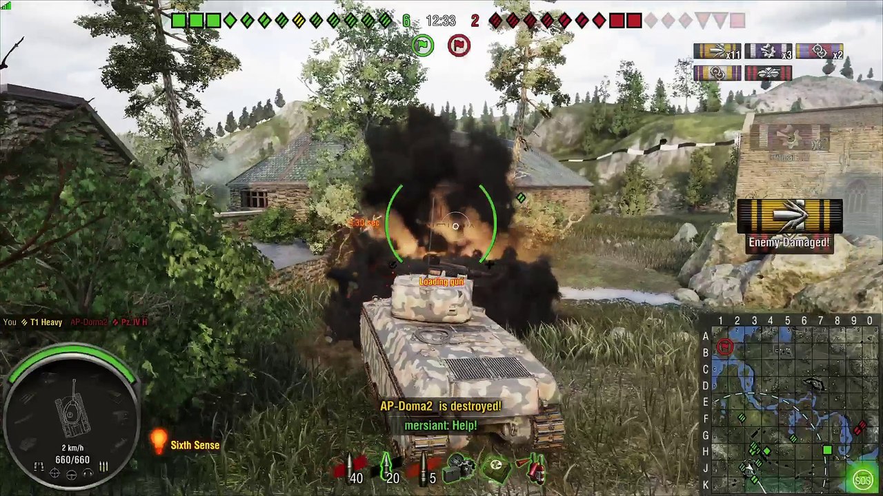 High caliber, master badge M ja topgun mitalit T1 Heavy tankilla