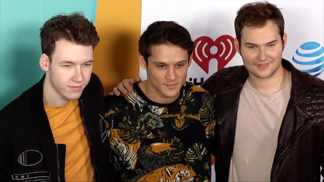 Devin Druid, Timothy Granaderos, Justin Prentice 2018 iHeartRadio Wango Tango Blue Carpet
