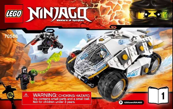 2016 Lego NInjago Titanium Ninja Tumbler instructions 70588