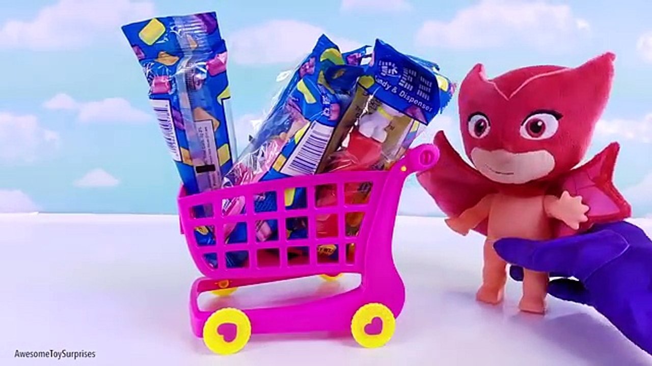 Learn Colors and to Count with Paw Patrol Pez Dispensers PJ Masks Baby Dolls! Fun Pretend Play Video