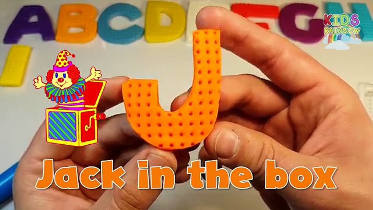 ABC Play Doh ABCDE Clay Alphabet Playdoh Games Dough for Kids How to Make More ABCD Game Plastic Set