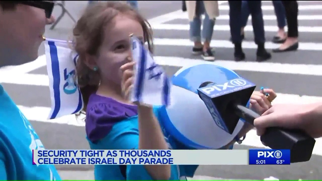 Thousands March in Israel Day Parade in New York