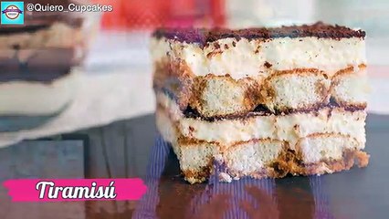 Tiramisú | Postre fácil y sin horno | Quiero Cupcakes!