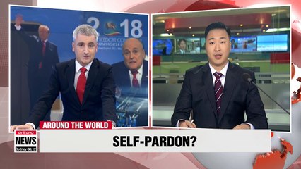 Trump's lawyers says president can probably pardon himself, but won't