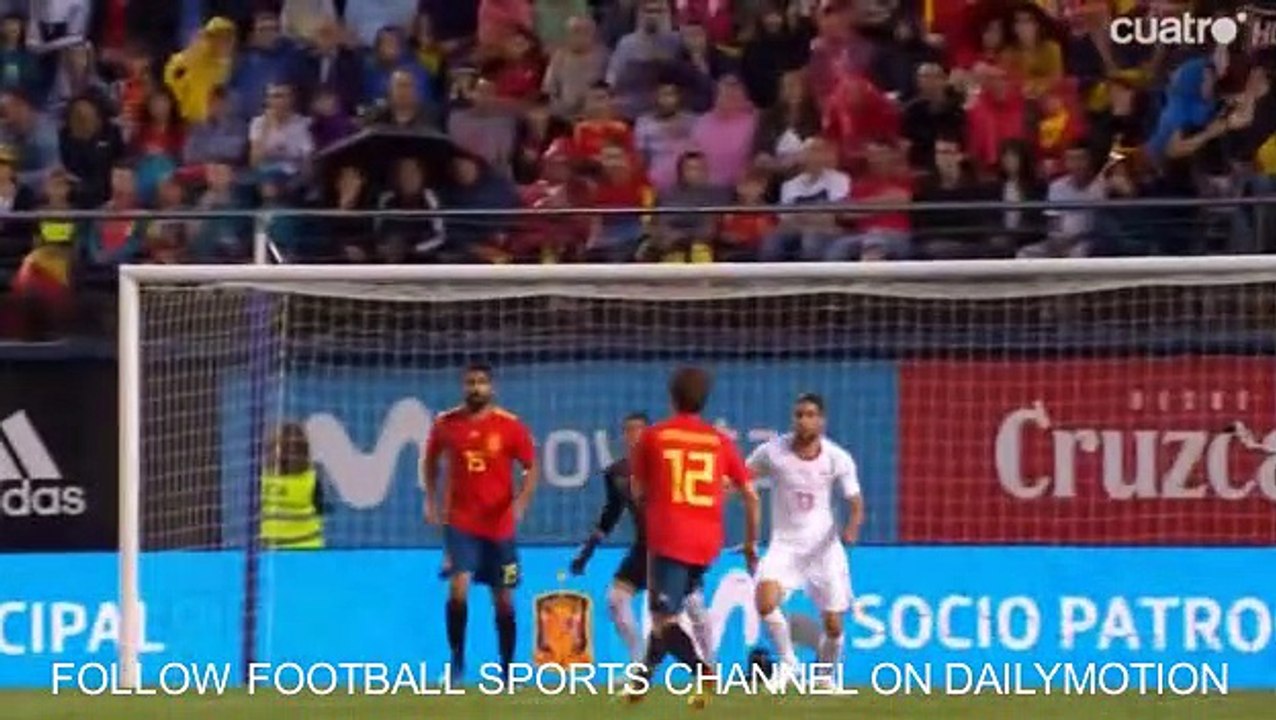 All Goals Spain vs Switzerland 1-1  All Goals  03-06-2018