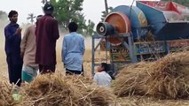 Wheat Harvester Machine Working In Punjab Village _ Agriculture In Pakistan