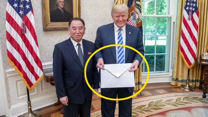 김정은 친서 담긴 '대형 봉투'의 의미는? / YTN