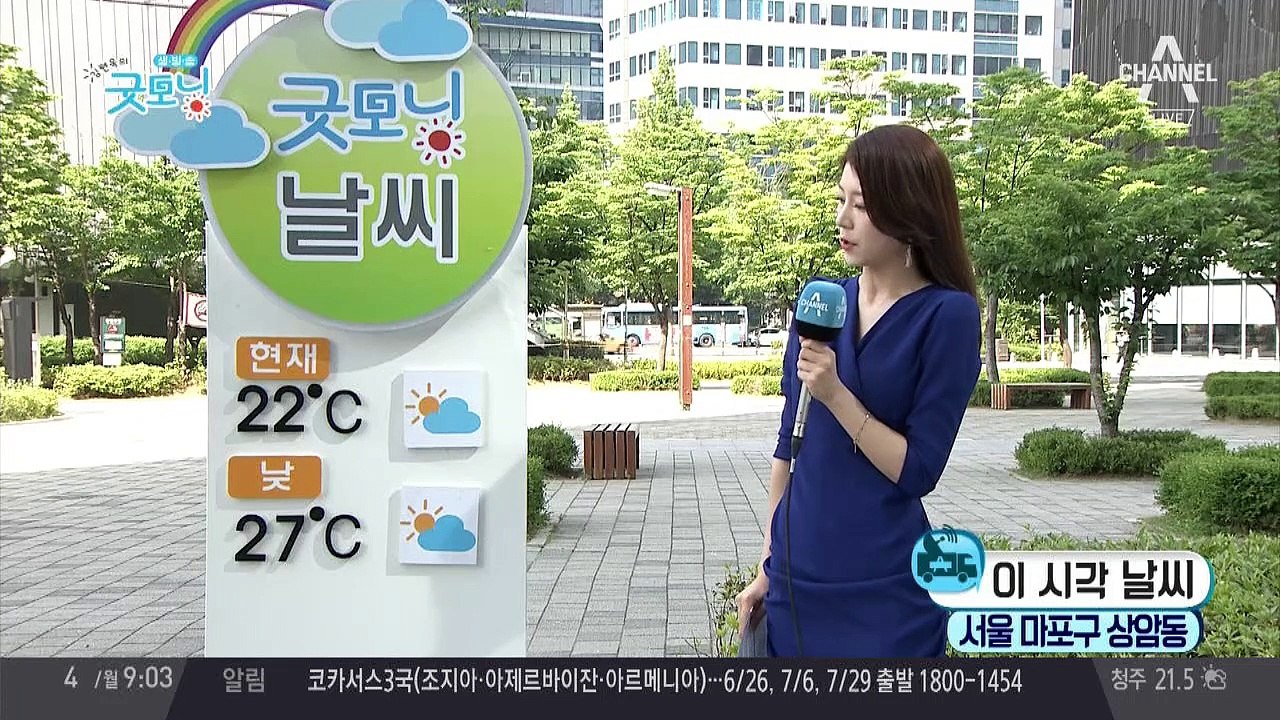 한여름 더위 주춤, 오존 주의