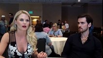 Colin O'Donoghue and Jennifer Morrison of Once Upon A Time at Comic Con 2015