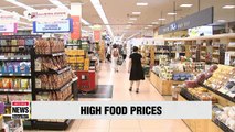 Korea's food prices 10th highest among OECD countries