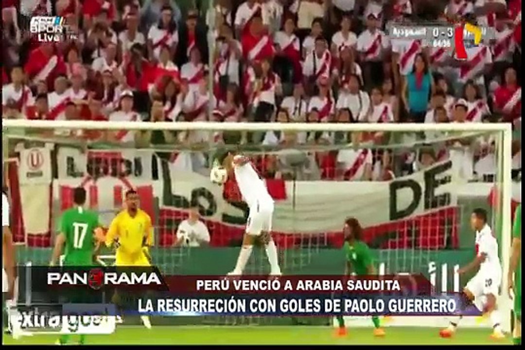 El regreso con goles de Paolo Guerrero: Perú venció a Arabia Saudí