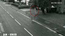 Ghost Walking On Road Caught On CCTV Camera ||Footage Scary Video || Real Ghost Video