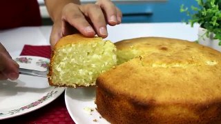 Como fazer bolo Esponja de Laranja receita mais fácil do mundo