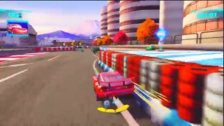 Cars 2 Game Play - Lightning McQueen Free Play 1