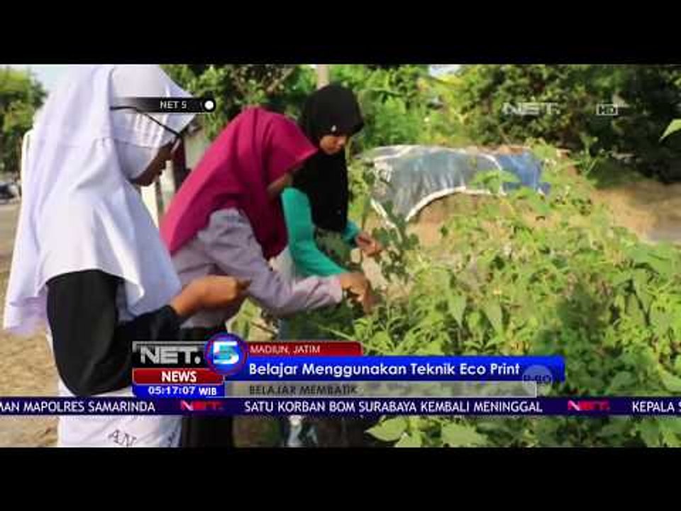Belajar Menggunakan Teknik Eco Print - NET 5