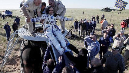 شاهد... كيف يتم الاعتناء برواد الفضاء لدى عودتهم إلى الأرض