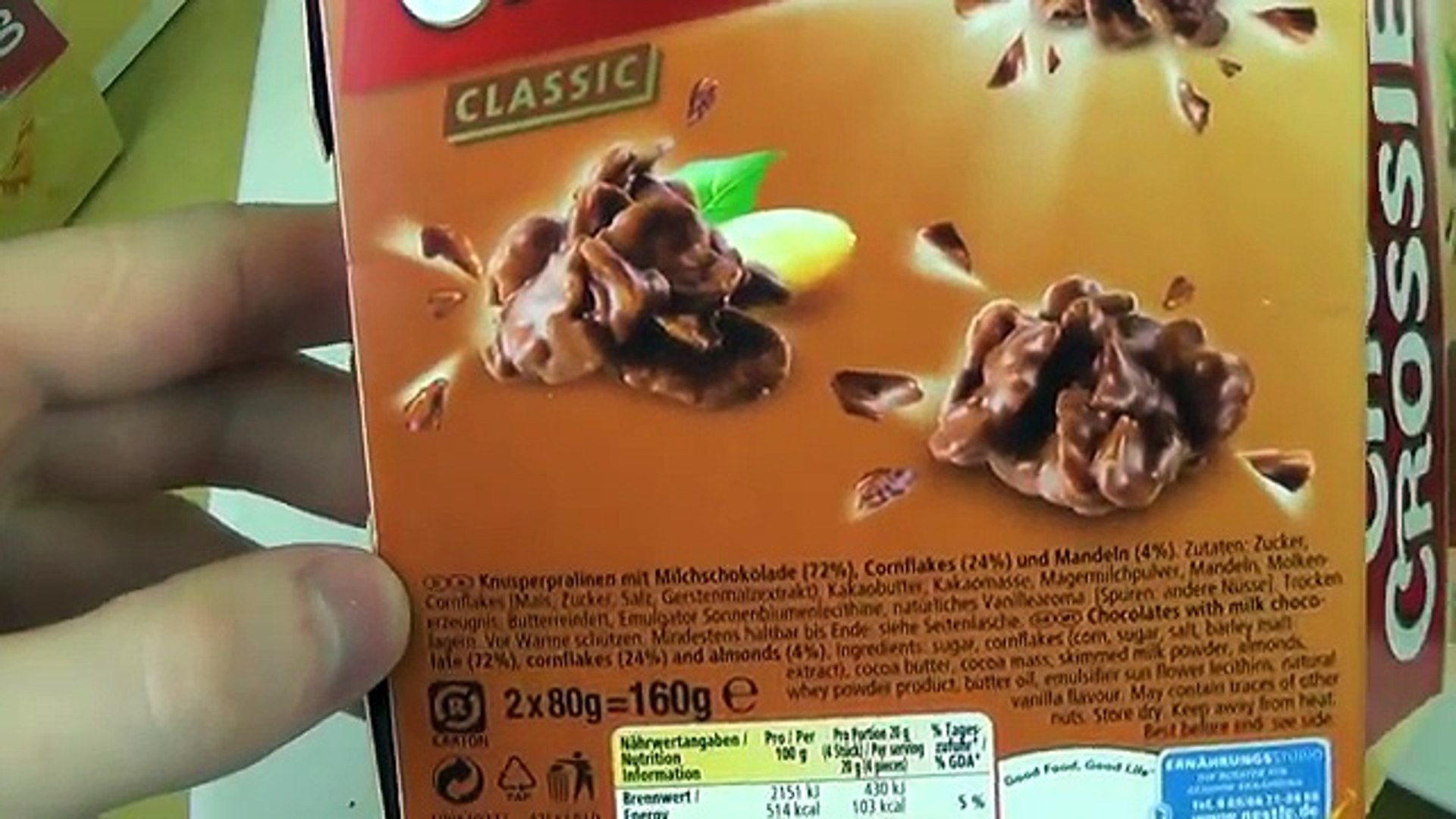 Choco Crossies White Dark Classic By Nestle Dailymotion Video