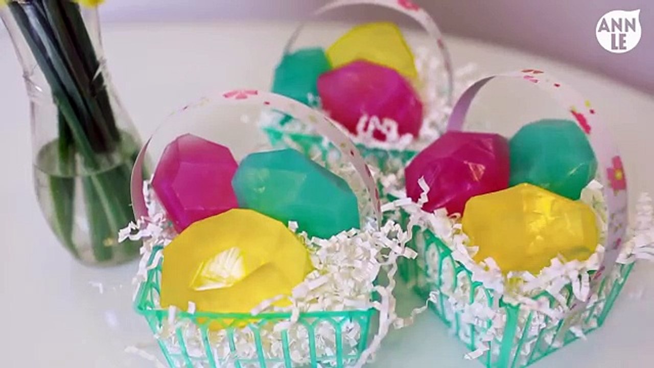 DIY Tumblr Gem Soap | Gift Ideas Party Favors | ANN LE