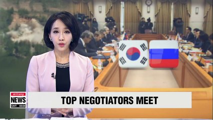 Top negotiators of South Korea and Russia to meet on Tuesday