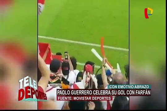 VIDEO: Paolo Guerrero celebró con Jefferson Farfán su primer gol