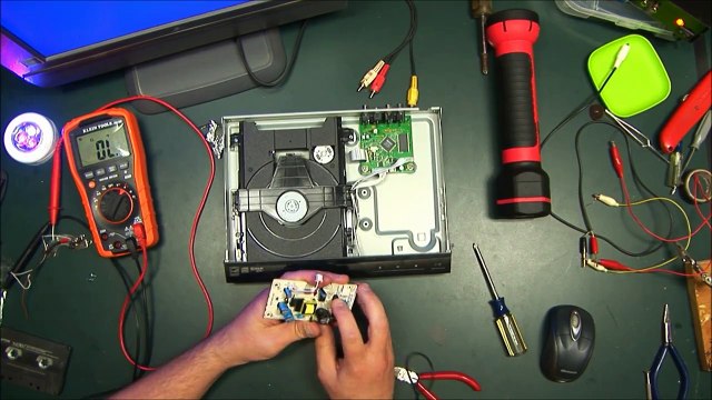 Sony DVP-SR210P CD-DVD player - No Power Repair