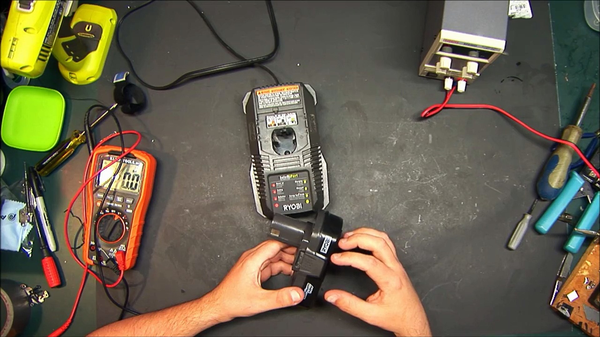 18V Ryobi Lithium Battery Not Charging - Teardown and Repair - video  Dailymotion