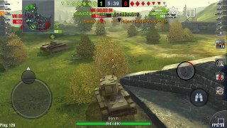 WoT (blitz) NEW KV-2 ! 1 SHOT MADNESS gameplay + review