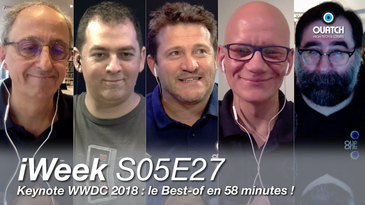 iWeek S05E27 : Keynote WWDC 2018 : le best-of en 58 minutes