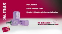 This video shows step-by-step the production of an IPS e.max CAD hybrid abutment crown. For more information about IPS e.max CAD visit