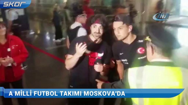 A Milli futbol takımı Moskova'da