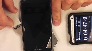 Glass only screen replacement on Samsung GS3. Best to the point video.