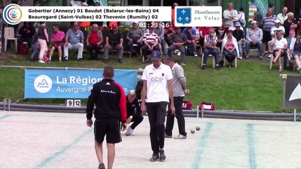 Demi-finales, douzième étape du Super 16 masculin, Montfaucon-en-Velay 2018
