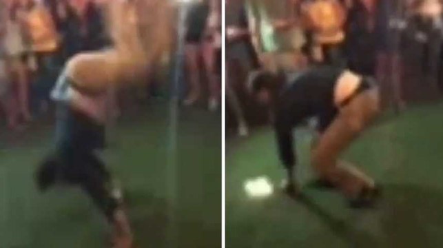 Un agent du FBI fait un salto en boîte de nuit, perd son arme, et tire en la ramassant