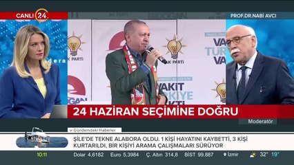Nabi Avcı 24 TV'de