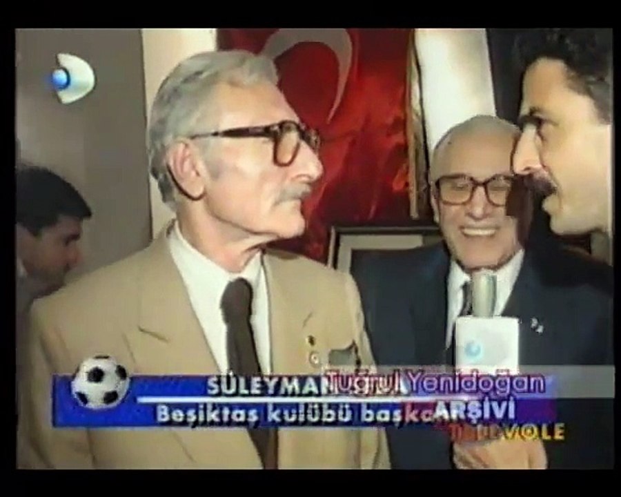 1994-95 Sezonu Şampiyonu Beşiktaş'ın Şampiyonluk Resepsiyonu Görüntüleri/1994-95 Season Champion Beşiktaş's Championship Reception Talks