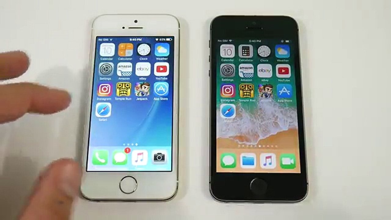 iPhone 5S iOS 10.3.2 vs iPhone 5S iOS 11!