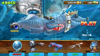 Hungry Shark Evolution - New Shark - Astronaut Baby