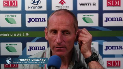 Après HAC - Amiens SC (4-0), réaction de Thierry Uvenard