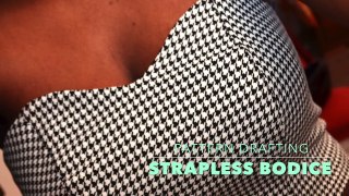 Pattern Drafting Tutorial - Strapless Bodice • Elewa