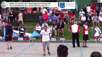 Huitièmes de finale, douzième étape du Super 16 masculin, Montfaucon-en-Velay 2018