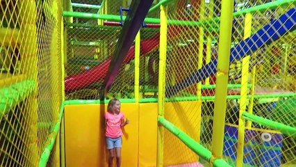 FUN play place for KIDS with slides and zip line!
