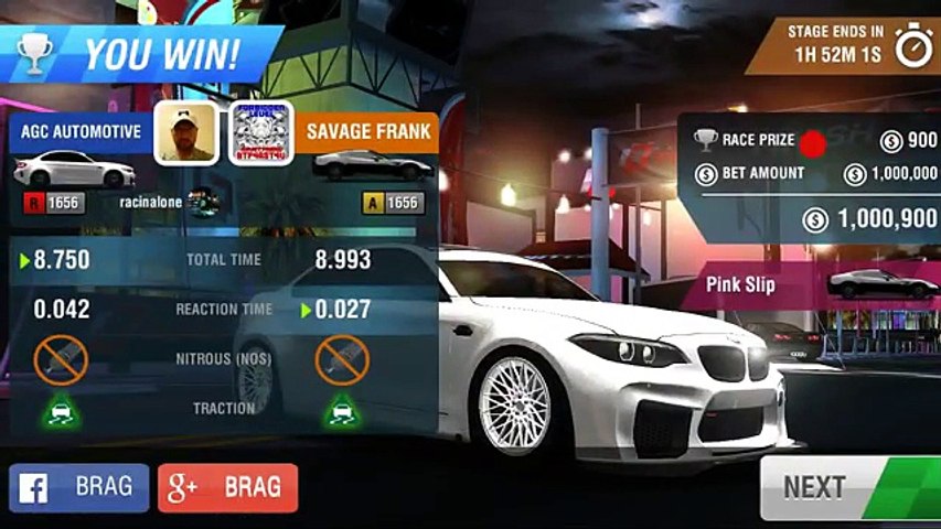 Racing Rivals how I make millions of RRC and get great cars.God bless free for all events LOL