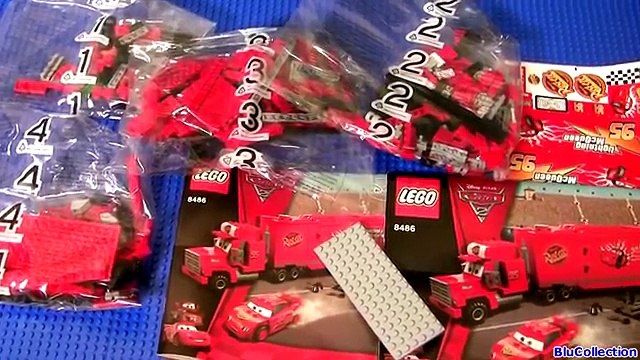 Cars 2 Lego Macks Team Truck 8486 Complete Blocks Assembly Disney Pixar Lightning McQueen