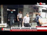 Gerebek Gudang Miras, Ribuan Botol Disita Polisi