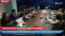 Bakan soylu'yu ağlatan mektup! Stüdyoda gözyaşlarını tutamadı