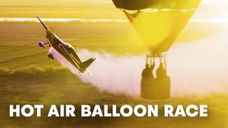 Happy Hot Air Balloon Day! or how to fly through 4 hot air balloons.