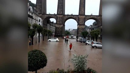 Les images impressionnantes de Morlaix sous les eaux